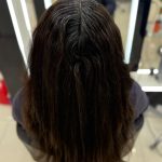 vopsire profesionala par inainte culoare inchisa neuniforma cu radacina crescuta